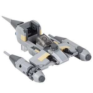 Ensemble <span class=keywords><strong>Mandalorian</strong></span> personnalisé MOC MOOXI avec instructions d'assemblage, jouets de construction sur le thème de la guerre spatiale - Product Image 1