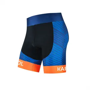 Men Sublimation Breathable Stretch Two Piece Tri Suit Triathlon Shorts