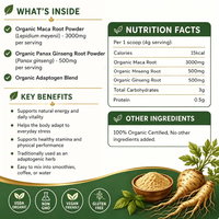 Poudre de MACA et de Ginseng pour Homme : Complément Alimentaire Énergisant – Vente en Gros, Prix Usine OEM