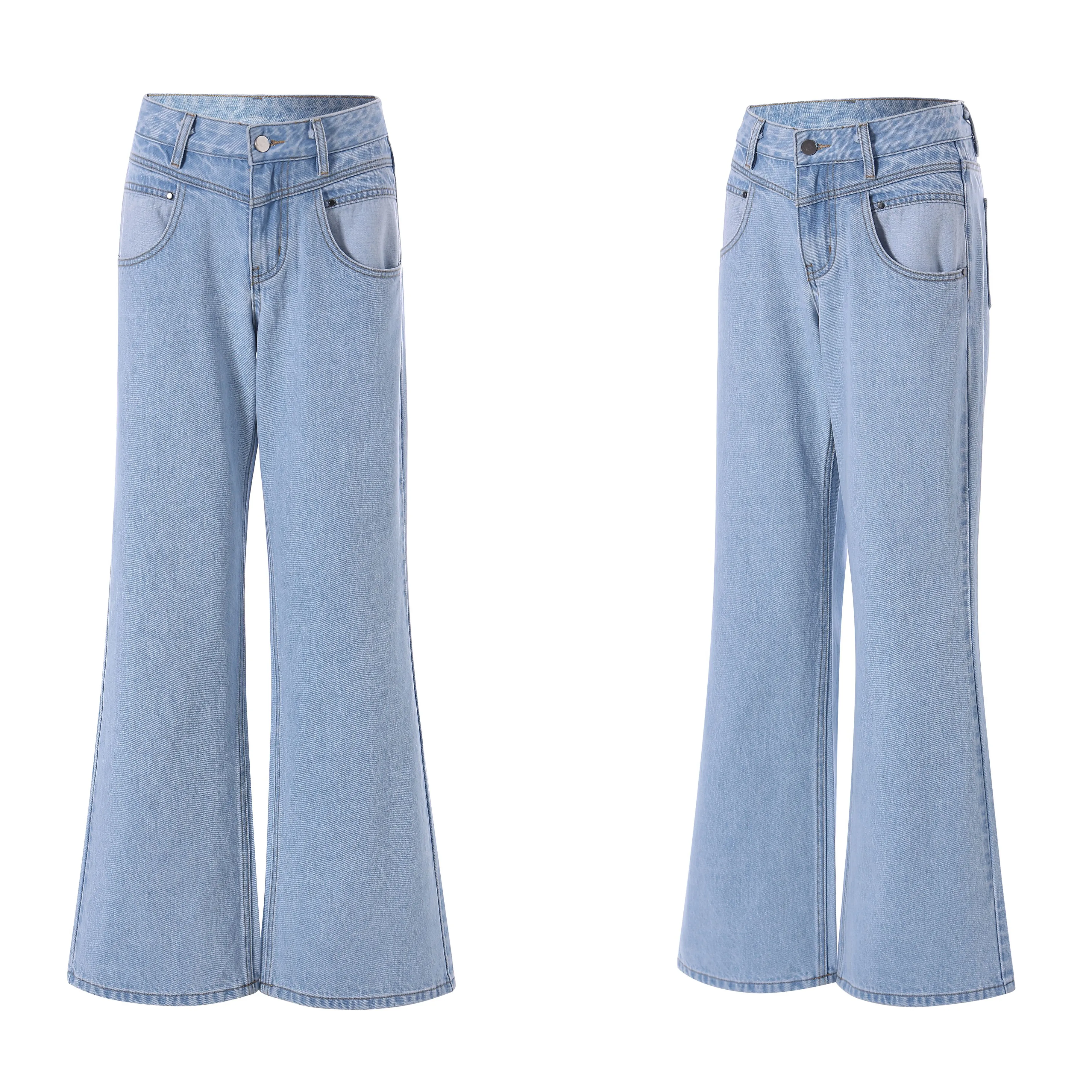 Baggy jeans custom Women's casual trousers Factory price High Quality jeans pants for women