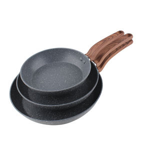 3 uds Sartén envío rápido doble seguridad saludable inducción <span class=keywords><strong>aluminio</strong></span> granito antiadherente sartén cocina utensilios de cocina - Product Image 4
