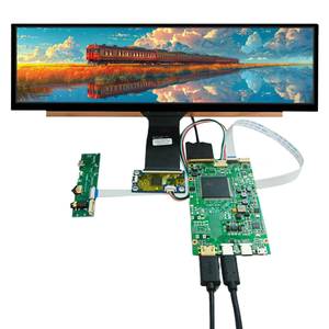Hot Sale 14 "4K 3840X1100 Strip Capacitieve Touch <span class=keywords><strong>Open</strong></span> <span class=keywords><strong>Frame</strong></span> Monitor Bar Ad <span class=keywords><strong>Display</strong></span> Met Type C Edp <span class=keywords><strong>Lcd</strong></span> Control Board - Product Image 1