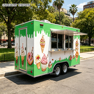 Carritos de Comida Móviles 2025, Remolques de Comida Rápida, Pequeños Restaurantes Móviles, Carritos de Venta de Aperitivos - Product Image 3
