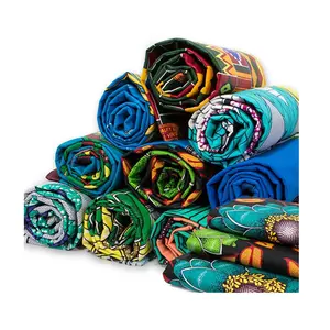 Batik Polyester vải 100% polyester sáp in vải sử dụng cho vải tùy chỉnh thiết kế