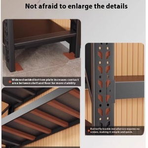 Étagères de stockage en acier robustes pour entrepôt, étagères métalliques pour sous-sol, unités d'étagères de rangement pour garage - Product Image 3
