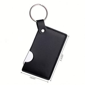 Small Pocket for Purse Stainless Steel Makeup With Leather Case Travel Handheld <b>Mirror</b> - Product Image 2