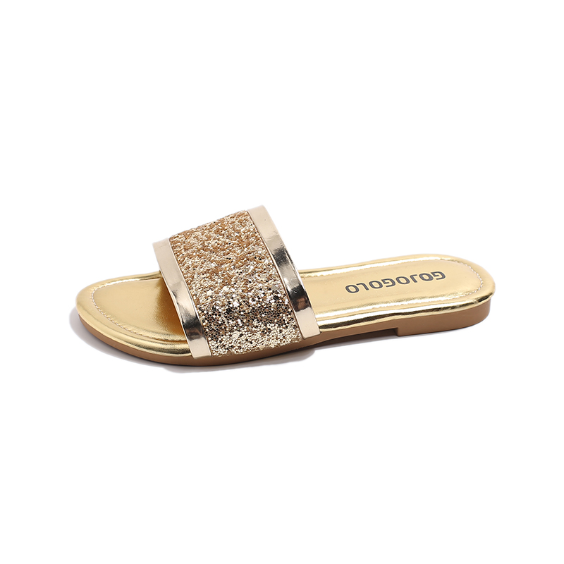 Wholesale Summer Children's Slipper Shoes Fashion Beautiful Comfortable Girls Crystal Design Flat Casual Kids slippers