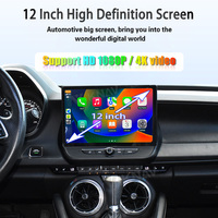 Autoradio Viknav 12 pouces à écran tactile pour Chevrolet Camaro 2016-2025 Lecteur multimédia Android Auto GPS Navigation CarPlay sans fil