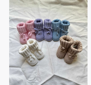 Zapatitos <span class=keywords><strong>de</strong></span> Algodón con Diseño <span class=keywords><strong>de</strong></span> Lunares <span class=keywords><strong>para</strong></span> Bebés, Calcetines <span class=keywords><strong>para</strong></span> Niños Pequeños, Zapatos Tejidos <span class=keywords><strong>a</strong></span> Mano <span class=keywords><strong>para</strong></span> Niños y Niñas, Zapatos Cómodos <span class=keywords><strong>para</strong></span> Bebés <span class=keywords><strong>de</strong></span> 0 <span class=keywords><strong>a</strong></span> <span class=keywords><strong>6</strong></span> <span class=keywords><strong>Meses</strong></span> - Product Image 6