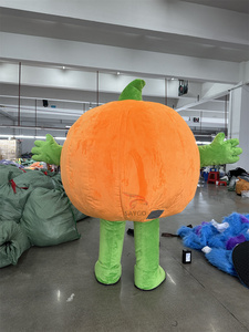Costume de mascottes de <span class=keywords><strong>citrouille</strong></span> d'activité de décoration d'halloween pour adultes Costume de mascotte de <span class=keywords><strong>citrouille</strong></span> <span class=keywords><strong>gonflable</strong></span> de 2m - Product Image 2