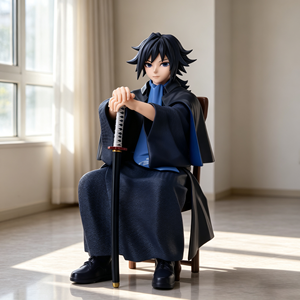 Statue de <span class=keywords><strong>Tomioka</strong></span> Giyuu assis, <span class=keywords><strong>Figurine</strong></span> Anime GK, Jouet Tendance, Statue, Merchandise, Décoration de Table, Anniversaire - Product Image 3