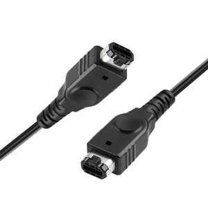 Câble de liaison SP mâle vers mâle filaire noir de 1,2 m/3,9 pieds, conducteur en cuivre pur pour jeu à 2 joueurs, compatible avec <span class=keywords><strong>Gameboy</strong></span> <span class=keywords><strong>Advance</strong></span> - Product Image 1