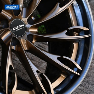 Pour <span class=keywords><strong>TESLA</strong></span> <span class=keywords><strong>Model</strong></span> <span class=keywords><strong>X</strong></span> DEAN DP149 Jantes forgées en 2 parties 21/22/23" 5X112 5X114.3 5X120 5X130 Bronze brillant Noir Jantes personnalisées - Product Image 6