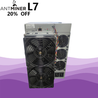 Bitmain Antminer L7 Miner 9500M 9050M ASIC Scrypt Équipement de Minage pour Litecoin Dogecoin Solution de Ferme Minier de Cryptomonnaies