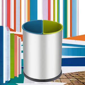 New Style Durable and Waterproof Metal Recycling <b>Bin</b> for Hotels Open Top Without <b>Lid</b> Iron Material - Product Image 2