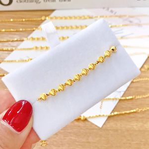 กำไลข้อมือทองคำแท้ 18K หนา 4 มม. ดีไซน์เรียบหรู สำหรับผู้หญิงและเด็กผู้หญิง ยี่ห้อ Xinfly เหมาะสำหรับงานแต่งงานและงานปาร์ตี้ - Product Image 5