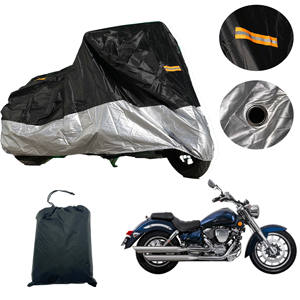 Housse de moto imperméable noire et orange pour <span class=keywords><strong>scooter</strong></span> extérieur et intérieur - Product Image 3