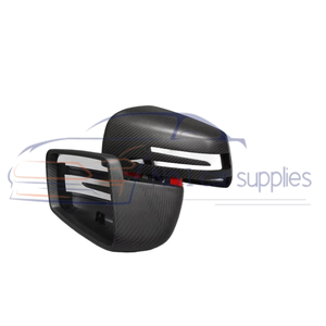 Coques de rétroviseurs en fibre de carbone véritable mate pour Mercedes <span class=keywords><strong>Benz</strong></span> W204 W212 W218 W176 Classe C Classe CLS - Product Image 3