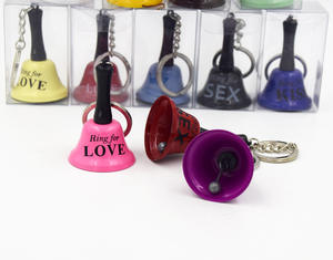 Delove定制标志创意迷你拨浪鼓搞笑金属铃铛呼叫铃铛钥匙扣亲吻铃铛性玩具 - Product Image 5
