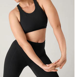 Conjunto de Yoga a cuadros de 2 piezas de alta calidad para mujer, ropa deportiva personalizada para gimnasio, Fitness, transpirable, levantamiento de glúteos, entrenamiento con Control de barriga - Product Image 5