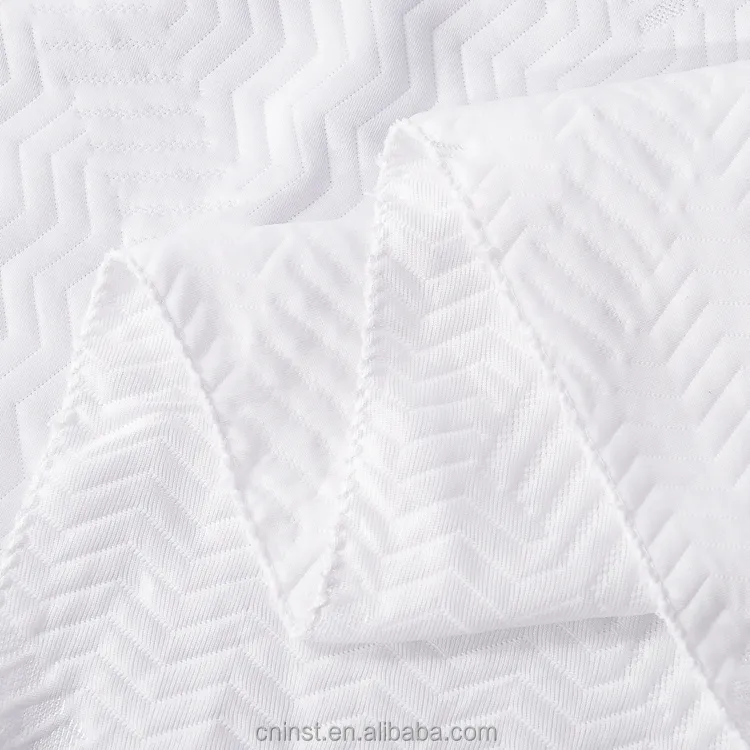 Berbagai kain rajut matras putih berat 240GSM kain Fashion