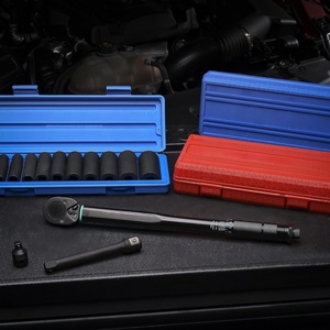 Preto 3pcs 10 ~ 150 Ft./lb, 13.6 ~ 203.5 N/m 1/2-inch Drive Click Flat <span class=keywords><strong>Tube</strong></span> Torque <span class=keywords><strong>Wrench</strong></span> <span class=keywords><strong>Set</strong></span> - Product Image 5