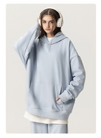 Superventas 400gsm peso pesado Color sólido Terry Hoodie