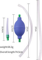 Meilleures ventes : Pompe de douche anale pour lavage et irrigation, avec tuyau de douche anale et bidet manuel, pour adultes