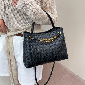 Bolsos de Hombro Populares con Textura Tejida, Bolsos de Mano de Lujo Modernos para Mujer, Nuevos Bolsos Cruzados Primavera 2026 - Product Image 5