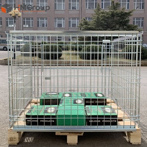 משטח אחסון מתכת מגולוון עמיד וניתן לערום למחסנים כבדים - Product Image 4