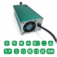 Chargeur de batterie industriel 1350W 29.2V 30A 42V 15A 54.6V 15A 73V 15A pour chariot élévateur, AGV, voiturette de golf et équipement
