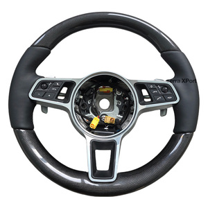 พวงมาลัยหนังแท้ Porsche สำหรับ CAYMAN Cayenne Panamera Macan tayneen 718 911 958 970 971 991 992 GT3 996 993 556 - Product Image 5