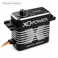 XQ-POWER XQS8020D Servo numérique sans noyau 22KG 0.104s Haute vitesse Étanche Engrenage en acier inoxydable Mécanisme de déclenchement 8.4V