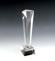Trofeo de cristal al por mayor, trofeo de cristal personalizado con forma de estrella, trofeo de cristal