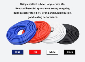 Dải trang trí cạnh hình chữ U cho ô tô tùy chỉnh cửa nhựa PVC bảo vệ cạnh cắt Dải niêm phong cao su ô tô - Product Image 5