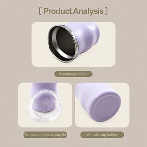 Vaso Térmico Mini de Acero Inoxidable de 150ml (5oz) con Asa y Tapa, Exterior de PP, Reutilizable, para Yerba Mate, Café o Cerveza - Product Image 3