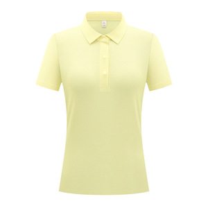 Women's Slim Fit Waffle Knit Polo Shirt Short Sleeve Breathable Solid Color Polyester Workwear Daily Wear - Product Image 2