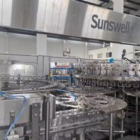 Usine vendant des machines de remplissage et de sertissage de bouteilles en aluminium pour animaux de compagnie usine d'embouteillage d'eau gazeuse machine de remplissage de boissons gazeuses