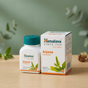 Himalaya แท็บเล็ตสมุนไพรวิตามินซีสูตรอายุรเวทสำหรับความสมดุลของหัวใจการดูแลสุขภาพขวดการเพาะปลูก - Product Image 1