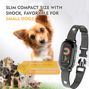 Collier de dressage anti-aboiement Pro étanche IP67 avec écran TFT, <span class=keywords><strong>correcteur</strong></span> d'aboiement humain rechargeable avec modes vibration/son - Product Image 2