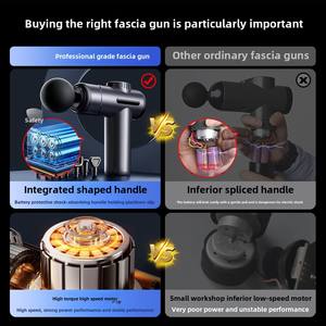 OEM Mini Fitness Fascia Gun personalizado para el ejercicio corporal para el hogar Cross-Border Training Soporta Inglés Chino Idiomas - Product Image 3