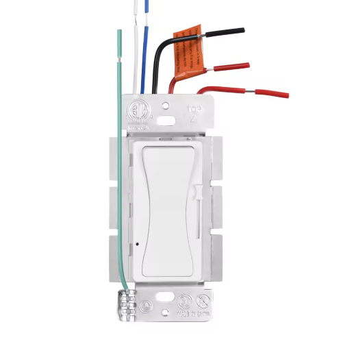 Keygma US Standard 3-Way LED Dimmer Switch with Traditional Wire Connection 300W Max Load for LED Lights