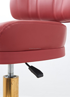 Tabouret de casino chaise style royal design moderne loisirs et base en métal et siège en cuir utilisé pour le casino de poker de table de jeu