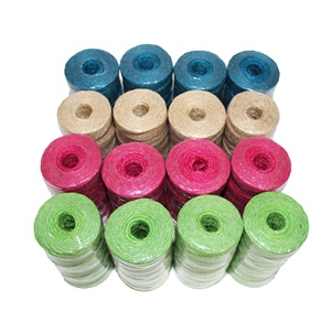 100% material natural ecológica 2 ply 4 ply hilado rayas <span class=keywords><strong>de</strong></span> color <span class=keywords><strong>cuerda</strong></span> <span class=keywords><strong>de</strong></span> yute para jardinería uso - Product Image 2