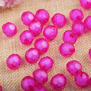 Acrylic Angle <b>Beads</b> 6mm Loose <b>Beads</b> For Jewelry Making Bulk Pack - Product Image 2