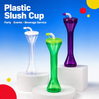 Gobelet en plastique PET à long col personnalisé de 720 ml sans BPA, écologique, pour les fêtes, logo personnalisé imprimé