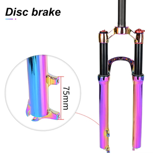 <span class=keywords><strong>Fourche</strong></span> pneumatique à suspension VTT <span class=keywords><strong>26</strong></span> 27.5 29er <span class=keywords><strong>Fourche</strong></span> avant à tube droit pour VTT <span class=keywords><strong>Fourche</strong></span> colorée de voyage <span class=keywords><strong>100mm</strong></span> - Product Image 4