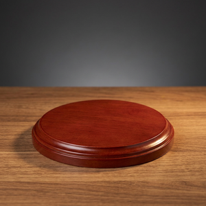 Modern Eco-Friendly Durable Decorative Award Wood <b>Base</b> Stand with Handmade Art Deco Design Customizable for <b>Trophies</b> Decoration - Product Image 3