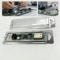 Kemasan Blister Clamshell PET Sekali Pakai yang Dapat Didaur Ulang dengan Embossing untuk Elektronik Konsumen dan Bahan Makanan Grosir