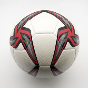 Ballon de Football Taille 4 Football <span class=keywords><strong>Futsal</strong></span> Imprimé Football Intérieur PU Laminé Faible Élasticité Ballon de Football Fondu - Product Image 2